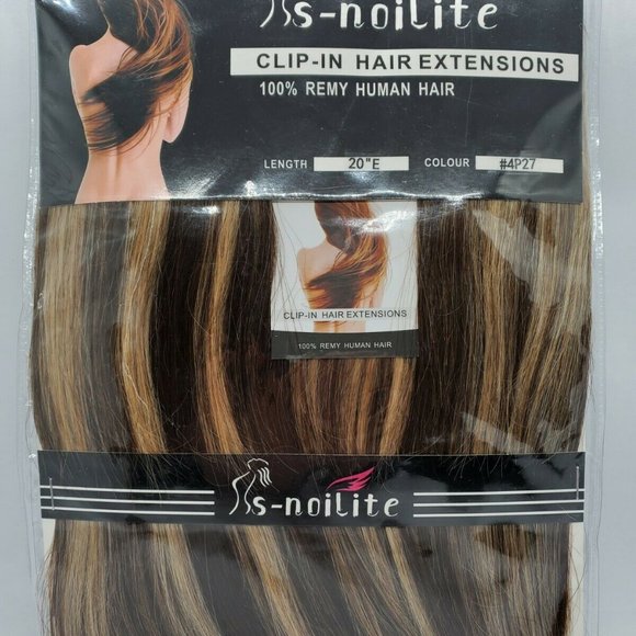 (2 Packs) 20" inch 100% Human Hair Extensions 4/27 - Picture 7 of 8